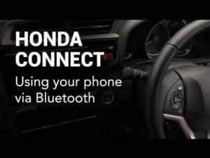 Honda Connect: Using your phone via Bluetooth